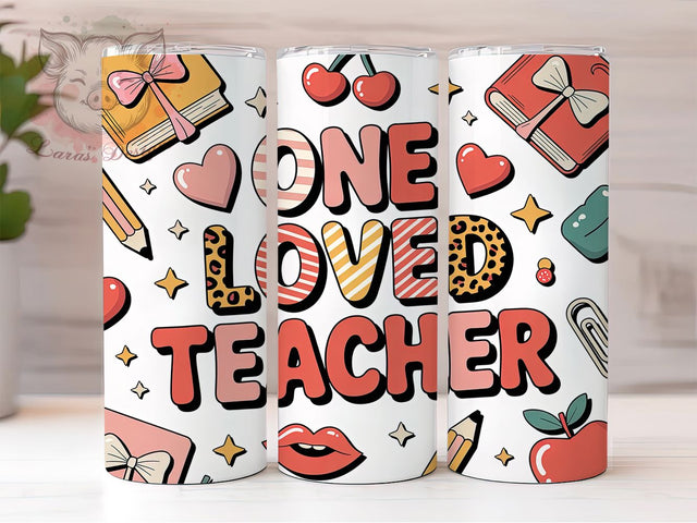 Valentine Coquette Teacher Tumbler Wrap, Valentine Coquette, Pink Bow, Romantic Style, Cute Glam, Classroom Love, Sublimation Design Sublimation Lara' s Designs 