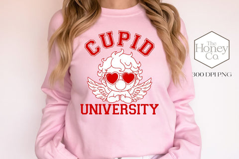 Valentine Cupid Sublimation | Pink Valentine's Day PNG Sublimation The Honey Company 