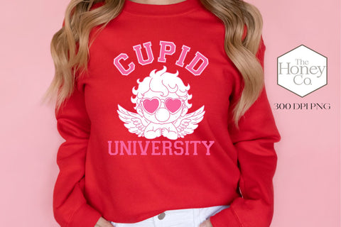Valentine Cupid Sublimation | Pink Valentine's Day PNG Sublimation The Honey Company 