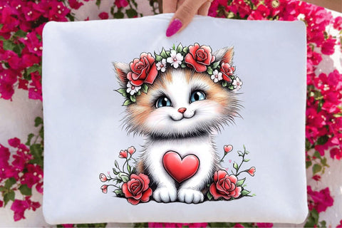 Valentine Cute Animals Clipart Bundle Sublimation SVGArt 