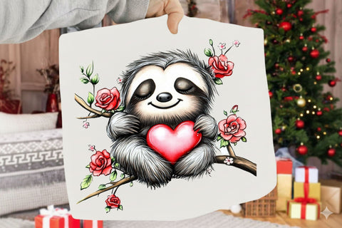 Valentine Cute Animals Clipart Bundle Sublimation SVGArt 