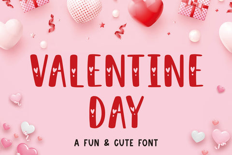 Valentine Day Font Font Mozarella 