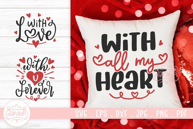 Valentine Day Quotes SVG Cut File SVG dapiyupi store 