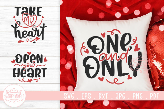 Valentine Day Quotes SVG Cut File SVG dapiyupi store 