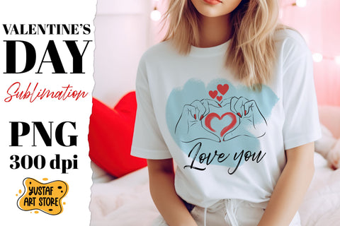 Valentine Day sublimation 6 design. Love sketch illustration Sublimation Yustaf Art Store 