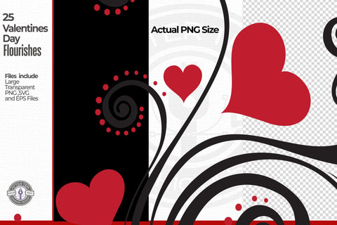 Valentine Design Flourishes SVG AfterTenDesign 