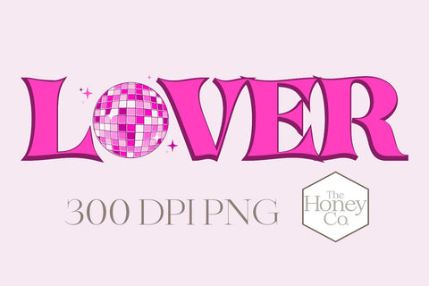 Valentine Disco Sublimation | Lover Valentine's Day PNG SVG The Honey Company 