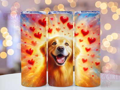 Valentine Dog Mom Tumbler, Dog Mom Gift, 20oz Tumbler Wrap, Sublimation Design, Pet Lover Valentine, Cute Dog Mom, Puppy Love Wrap Sublimation SvggirlplusArt 