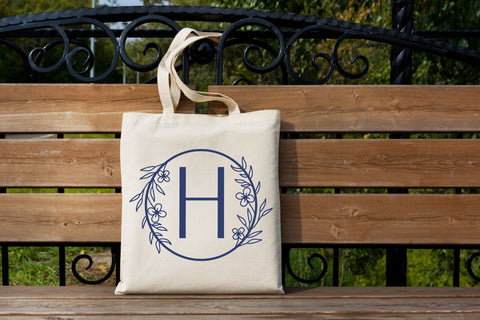 Valentine Flower Monogram Font AEN Creative Store 