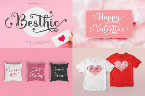 VALENTINE FONT BUNDLE Font Afandi Studio 
