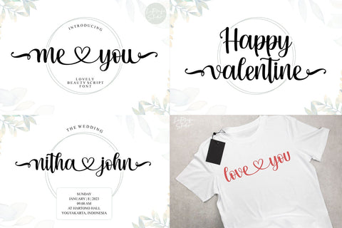 VALENTINE FONT BUNDLE Font Afandi Studio 