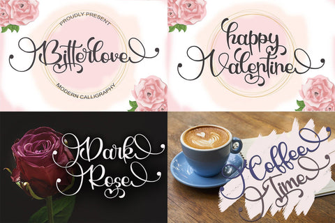 VALENTINE FONT BUNDLE Font Afandi Studio 