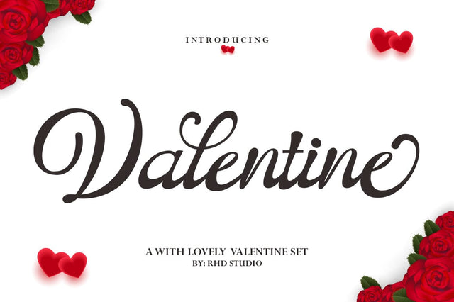 valentine Font Studio Rhd Store 
