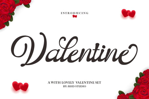 valentine Font Studio Rhd Store 