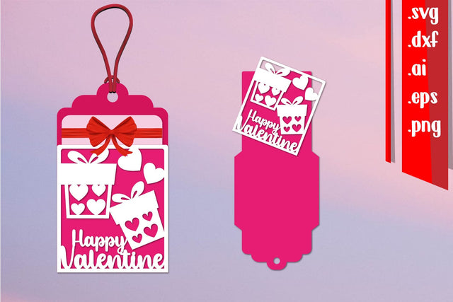Valentine Gift Card Holder | Love Gift Tag SVG zafrans studio 
