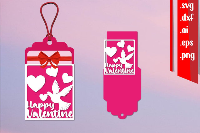 Valentine Gift Card Holder | Love Gift Tag SVG zafrans studio 