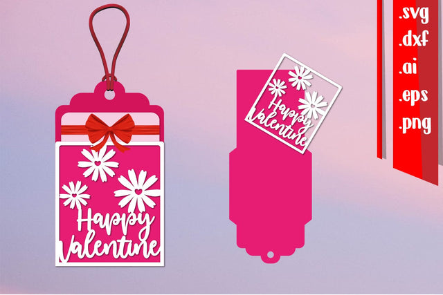 Valentine Gift Card Holder | Love Gift Tag SVG zafrans studio 