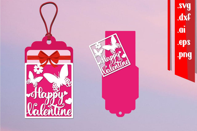 Valentine Gift Card Holder | Love Gift Tag SVG zafrans studio 