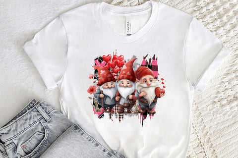 Valentine gnome clipart png design Sublimation Regulrcrative 