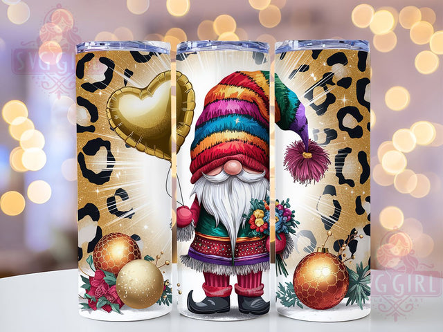 Valentine Gnome Hearts 20oz Tumbler, Gnome Tumbler, Love Tumbler, Cute Tumbler, Hearts Tumbler, 20oz Sublimation Wrap, Romantic Tumbler Sublimation SvggirlplusArt 