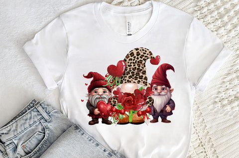 Valentine gnome PNG Design Sublimation Regulrcrative 