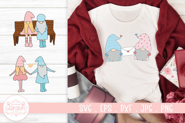 Valentine Gnome SVG Cut File SVG dapiyupi store 