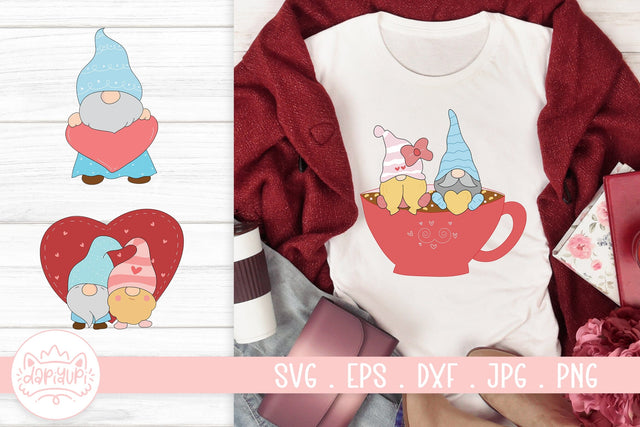 Valentine Gnome SVG Cut File SVG dapiyupi store 