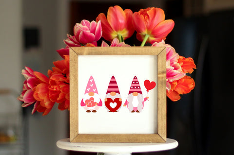 Valentine gnome SVG design SVG Regulrcrative 