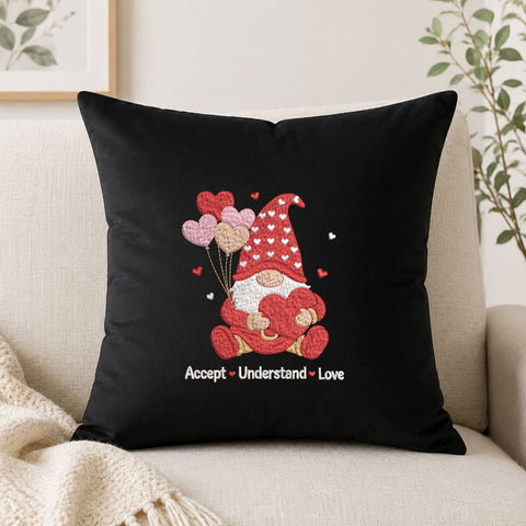 Valentine Gnome with Hearts Machine Embroidery Design – Love Gnome Embroidery File Embroidery/Applique DESIGNS PatternFeed8 