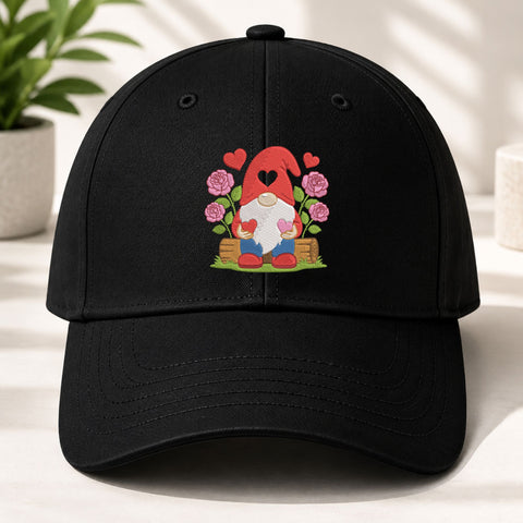 Valentine Gnome with Roses Machine Embroidery Design – Love Heart Gnome Embroidery File Embroidery/Applique DESIGNS PatternFeed8 