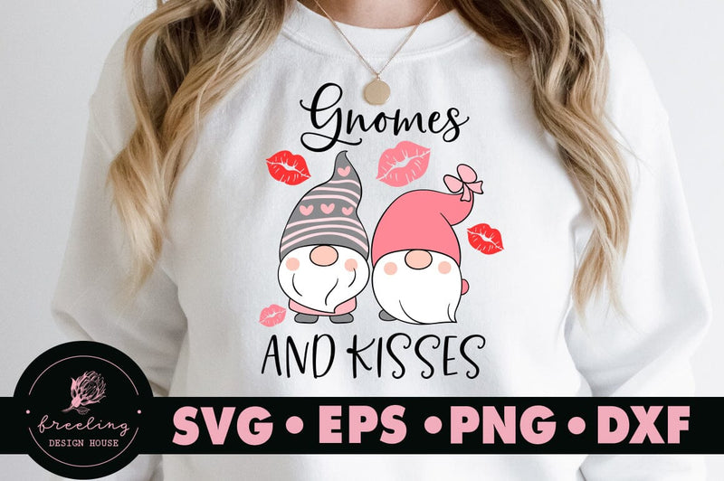 Valentine Gnomes SVG Bundle Sublimation Cut file - So Fontsy