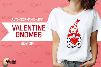 Valentine Gnomes SVG. TShirt Design SVG SVG Evgenyia Guschina 