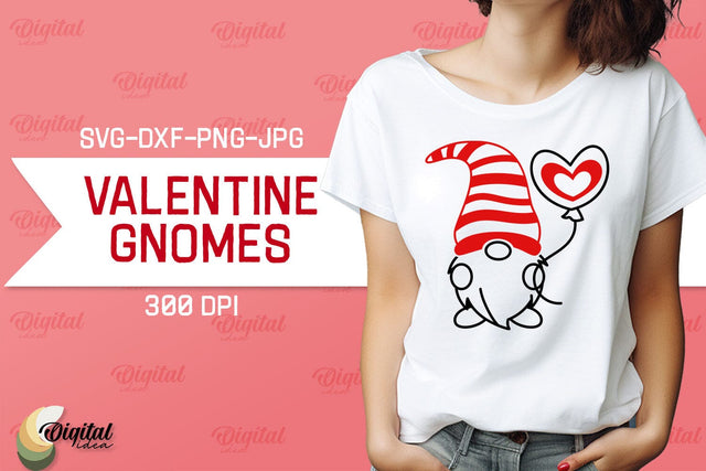 Valentine Gnomes SVG. TShirt Design SVG SVG Evgenyia Guschina 