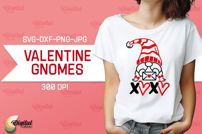 Valentine Gnomes SVG. TShirt Design SVG SVG Evgenyia Guschina 