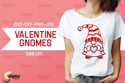 Valentine Gnomes SVG. TShirt Design SVG SVG Evgenyia Guschina 