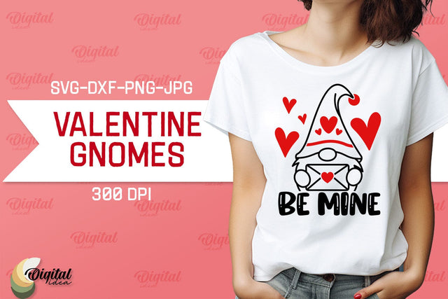 Valentine Gnomes SVG. TShirt Design SVG SVG Evgenyia Guschina 