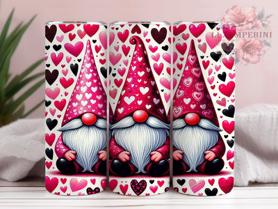 Valentine Gnomes Tumbler Wrap, Cute Gnome Design, 20oz Sublimation Wrap, Digital Download Tumbler, Romantic Gnome Gift, Love Gnome Art, Holiday Tumbler, Valentine's Day Sublimation Li Zamperini 