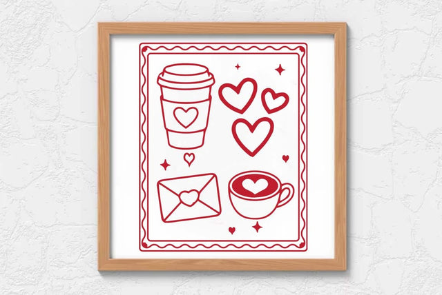 Valentine Illustration SVG Design | Valentine Quotes Design | Valentine T-shirt | valentine Sublimation SVG FiveStarCrafting 