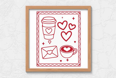 Valentine Illustration SVG Design | Valentine Quotes Design | Valentine T-shirt | valentine Sublimation SVG FiveStarCrafting 