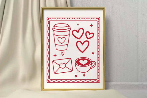 Valentine Illustration SVG Design | Valentine Quotes Design | Valentine T-shirt | valentine Sublimation SVG FiveStarCrafting 