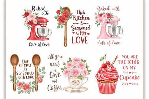 Valentine Kitchen Towel Sublimation Bundle Sublimation Shetara Begum 