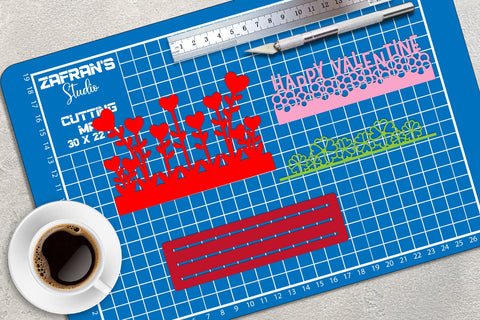 Valentine Laser Cut SVG zafrans studio 