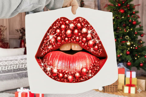 Valentine Lips Clipart PNG Sublimation SVGArt 
