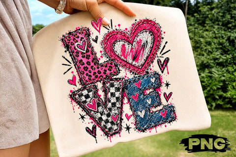 Valentine Love Heart Sublimation PNG Design SVG DesignDestine 