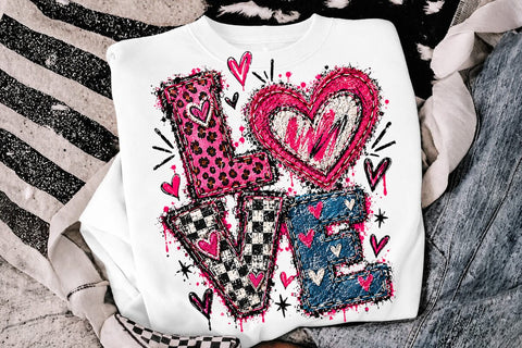 Valentine Love Heart Sublimation PNG Design SVG DesignDestine 