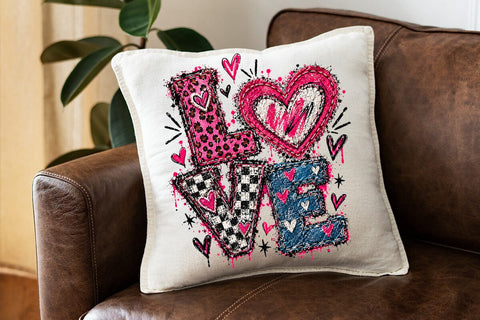 Valentine Love Heart Sublimation PNG Design SVG DesignDestine 