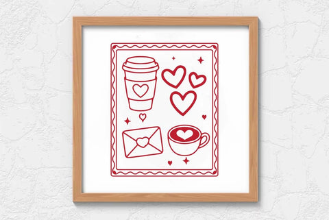 Valentine Love Quotes SVG PNG Bundle | Valentine's day svg bundle | Retro Valentine svg png SVG FiveStarCrafting 