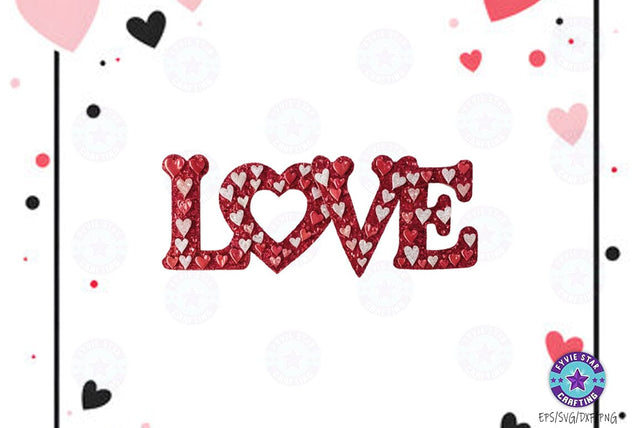valentine Love Sublimation Design SVG FiveStarCrafting 