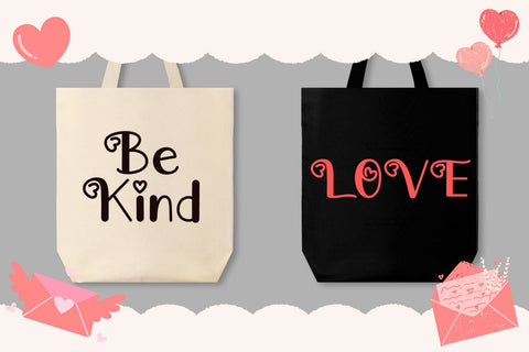 Valentine Loveletter Font AEN Creative Store 