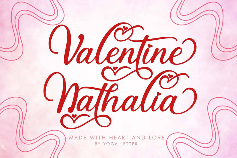 Valentine Nathalia Font Prasetya Letter 